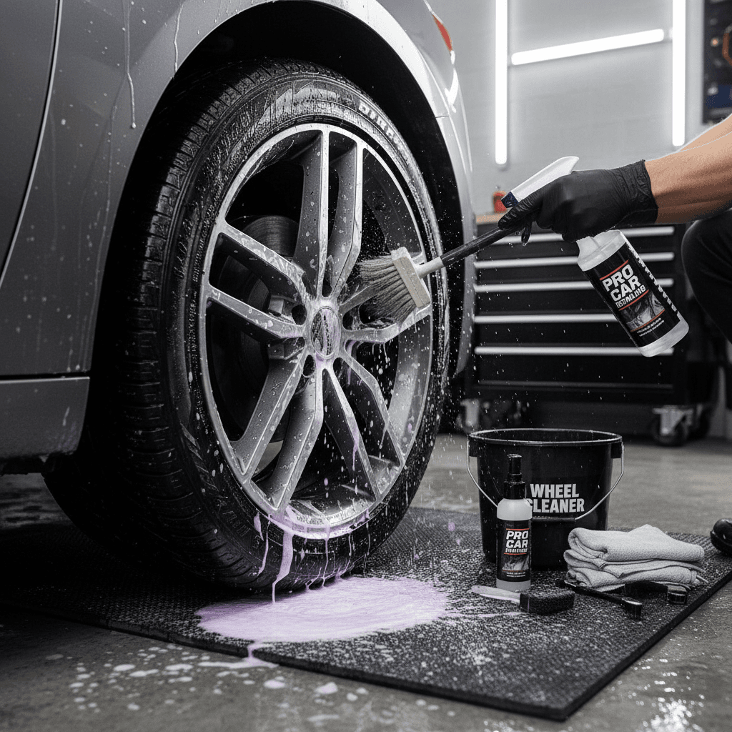 Wheel and tire treatment service