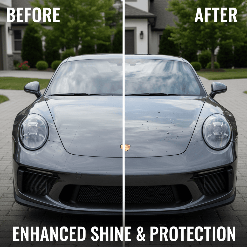 Complete exterior detail transformation